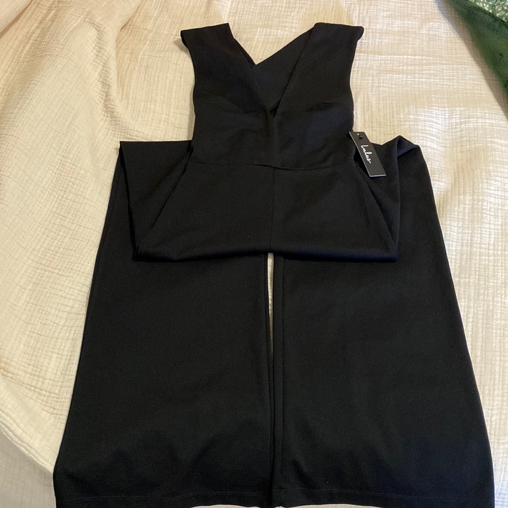 Lulu’s halter jumpsuit